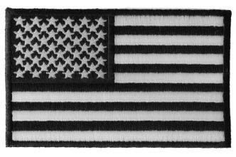 black american flag patch